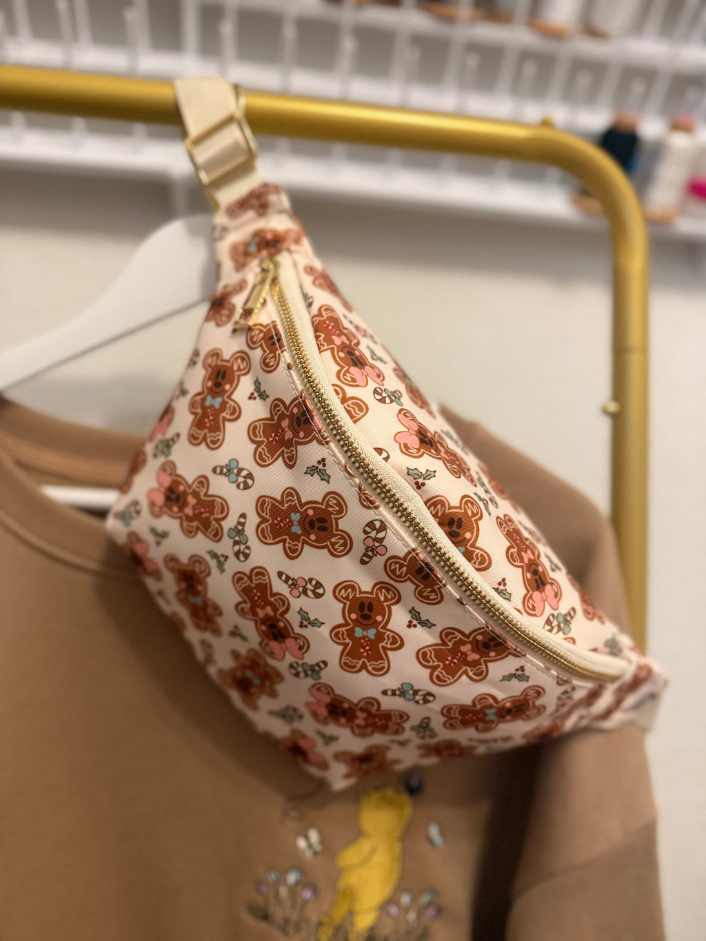 Gingerbread Christmas fanny pack