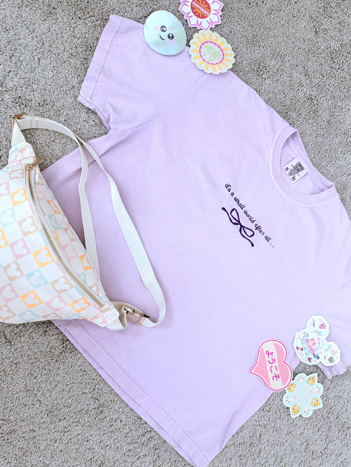 Small World Crop Tee