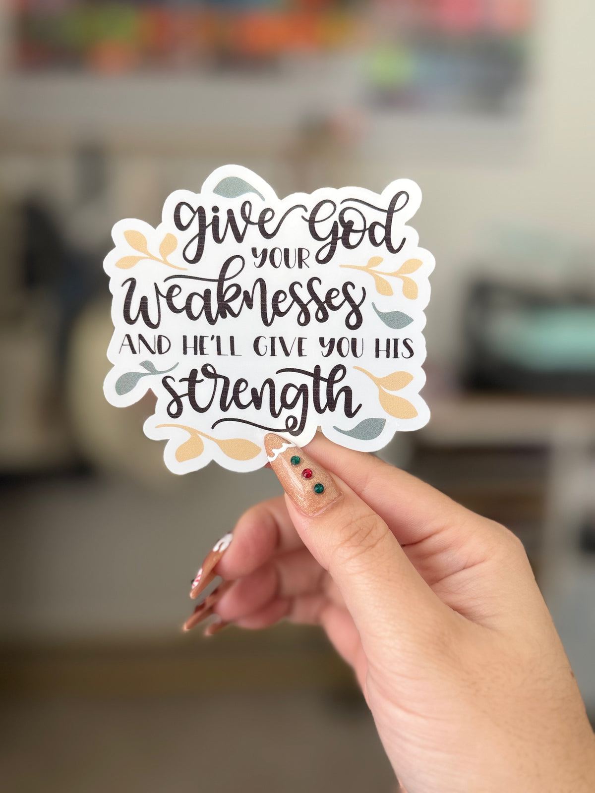 Give it to God Sticker 🤍